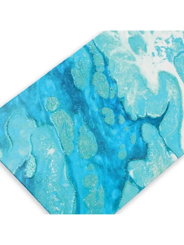 Конверт для денег &laquo;Море&raquo;, глиттер, 16.5 х 8 см