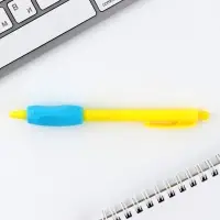 Ручка шариковая синяя паста 0.5 мм ArtFox Study тренажер для письма