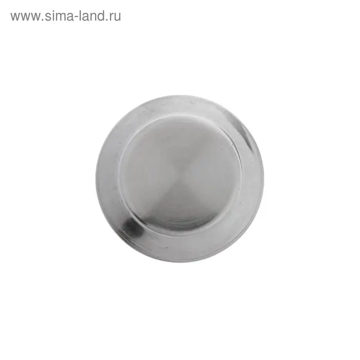 Ручка-кнопка ТУНДРА, d=30 мм, цвет матовый никель