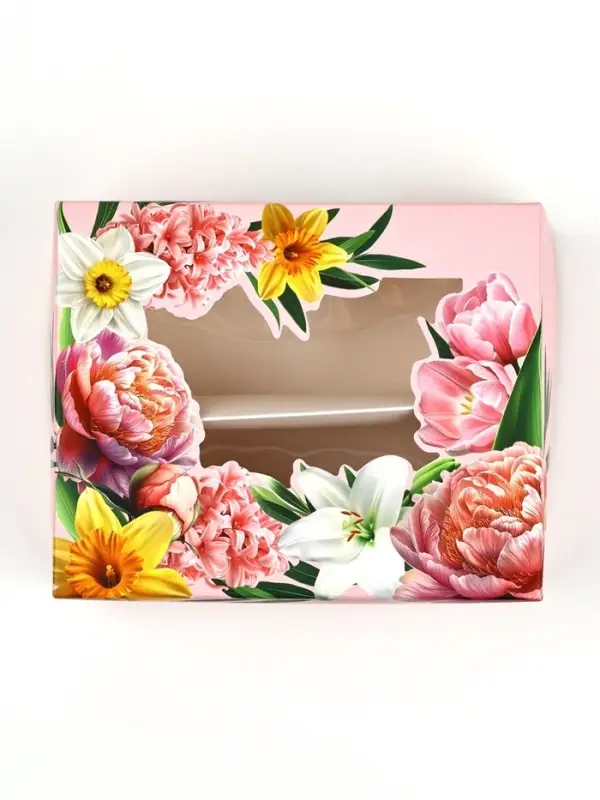 Кондитерская упаковка для макарун с окном, &laquo;Самой прекрасной&raquo;, 11 х 13.5 х 5.5 см