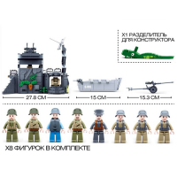 Конструктор Армия ВОВ &laquo;Прибрежная база&raquo;, 765 деталей