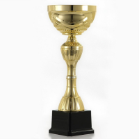 Кубок 134D, наградная фигура, золото, подставка пластик, 26 &times; 8 &times; 7,5 см.