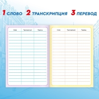 Словарь для записи английских слов English notebook. &laquo;Кот&raquo;, 52 стр.