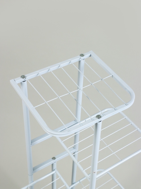 Подставка для цветов Greengo, 6 полок, 44 &times; 22 &times; 105 см, напольная, металл, белая