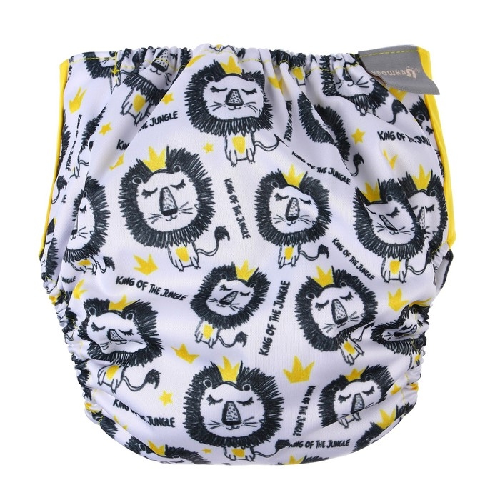 Многоразовый подгузник &laquo;Лев&raquo;, 3-15 кг, разноцветный, Крошка Я