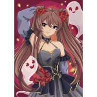 Алмазная мозаика с частичным заполнением на холсте &laquo;Красный цветок&raquo;, 20 х 30 см