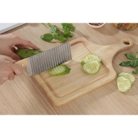 Нож для фигурной резки Доляна, 27&times;6 см, цвет серебристый