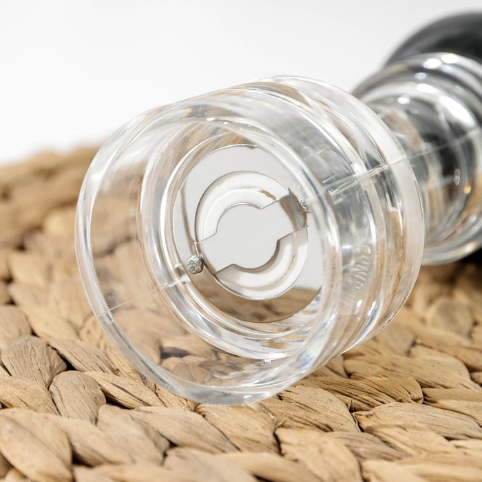 Мельница для специй Доляна &laquo;Скина&raquo;, 16&times;6 см, цвет чёрный