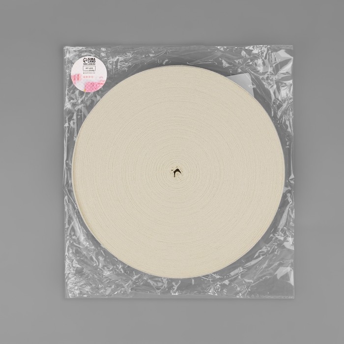 Лента киперная, 15 мм, 45 &plusmn; 1 м, цвет бежевый