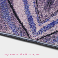 Коврики для ванной и туалета Доляна &laquo;Отражение&raquo;, 2 шт: 50&times;80 см, 50&times;40 см