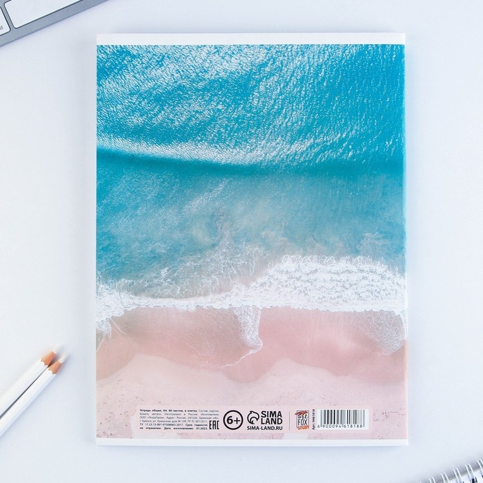 Тетрадь в клетку А4, 80 листов на скрепке &laquo;1 сентября: Всё сбудется&raquo; обложка мелованный картон 215 гр белизна 96%