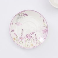 Чайный сервиз керамический &laquo;Прованс&raquo;, 12 предметов: 6 чашек 200 мл, 6 блюдец d=13,5 см