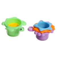 Набор игрушек для ванны &laquo;Морской мир&raquo;, 4 предмета, цвета МИКС