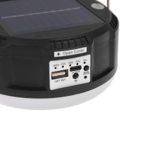 Садовый светильник на солнечной батарее &laquo;Дискошар&raquo;, 13 &times; 6 &times; 13 см, 6 LED, пульт ДУ, свечение RGBW