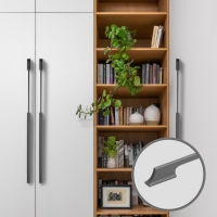 Ручка-скоба CAPPIO RSC020, алюминий, м/о 576 мм, цвет графит