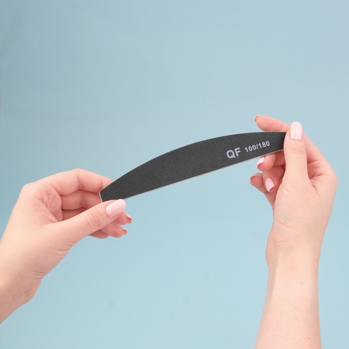 Набор пилок-наждаков, 18 см, 4 шт, цвет чёрный/серый/белый