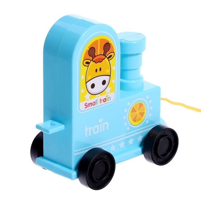 Каталка на веревке &laquo;Паровозик&raquo;