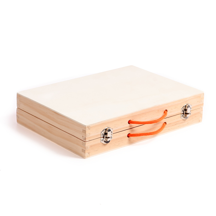 Развивающая игра &laquo;Набор плотника + конструктор в чемоданчике&raquo; 7&times;30&times;23 см, 33 элемента