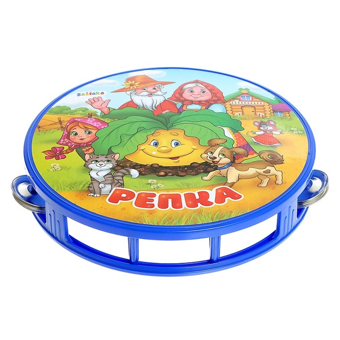 Бубен &laquo;Весело поём&raquo;, большой, МИКС