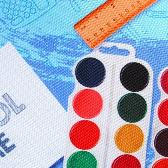 Папка для труда А4 на молнии текстиль 70мм 360 х 260 &laquo;1 сентября: Школьная&raquo;