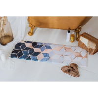 Коврик для ванной и туалета Доляна &laquo;Бурлеск&raquo;, 45&times;120 см