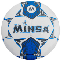 Футбольный мяч MINSA, машинная сшивка, 32 панели, р. 5, TPU