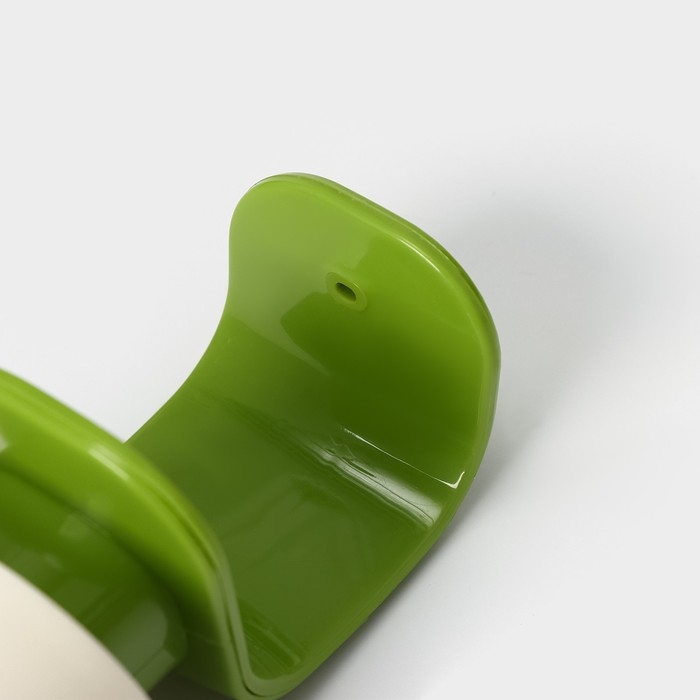 Дозатор для жидкого мыла Доляна, 350 мл, 19&times;8&times;8 см, цвет белый