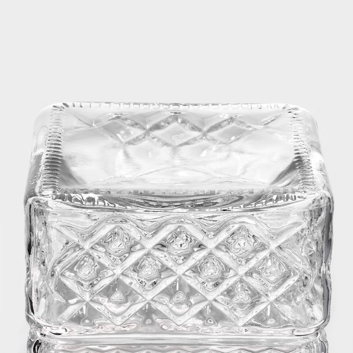 Банка стеклянная для сыпучих продуктов Доляна &laquo;Арриго&raquo;, 550 мл, 9&times;13 см