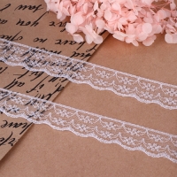 Кружево капроновое, 23 мм &times; 10 &plusmn; 1 м, цвет белый №10