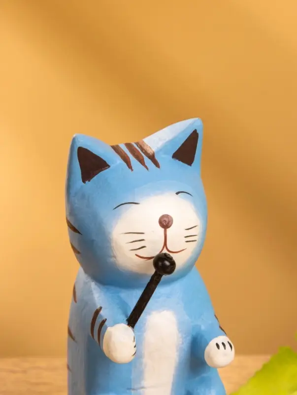 Сувенир &laquo;Кот с микрофоном&raquo;, 3&times;4&times;8 см, дерево, МИКС