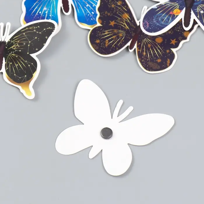 Набор магнитов на холодильник &laquo;Космос &raquo;, 12 шт., картон, h=4-10 см