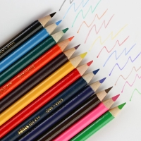 Цветные карандаши 12 цветов мини заточенные круглые деревянный корпус &laquo;1 сентября&raquo;