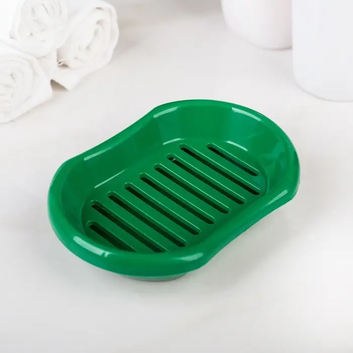 Мыльница с решеткой Альтернатива &laquo;Эконом&raquo;, пластик, 13&times;9&times;3 см, МИКС