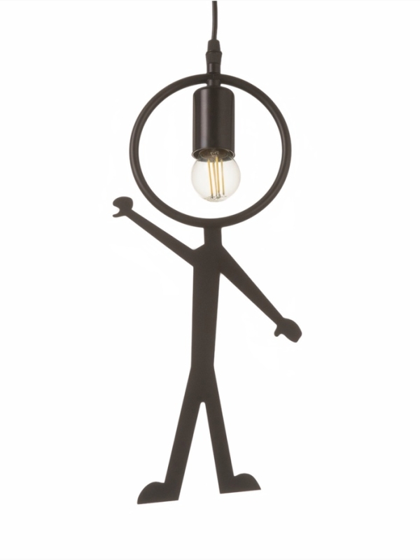 Светильник Posatore 1х40Вт Е27 черный 38х19х8см