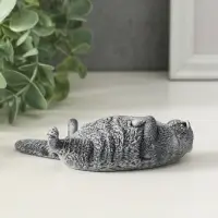 Сувенир "Кот лежит на спине" 3 см