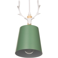 Светильник BayerLux "Олень" 1хE27 40Вт зеленый-белый 13х13х100 см
