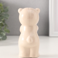 Сувенир керамика "Медвежонок с бантом" МИКС 3х5,5х10,8 см