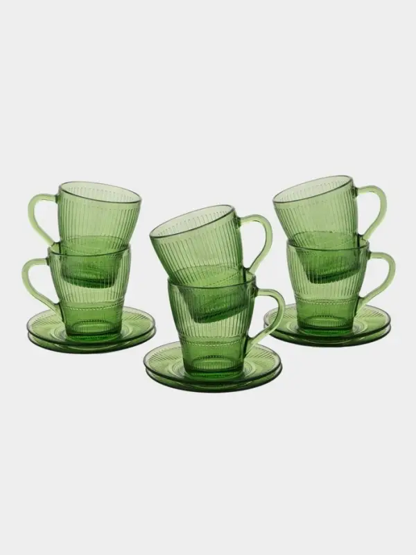 Чайный набор "Луиз" шартрез, 12 предметов