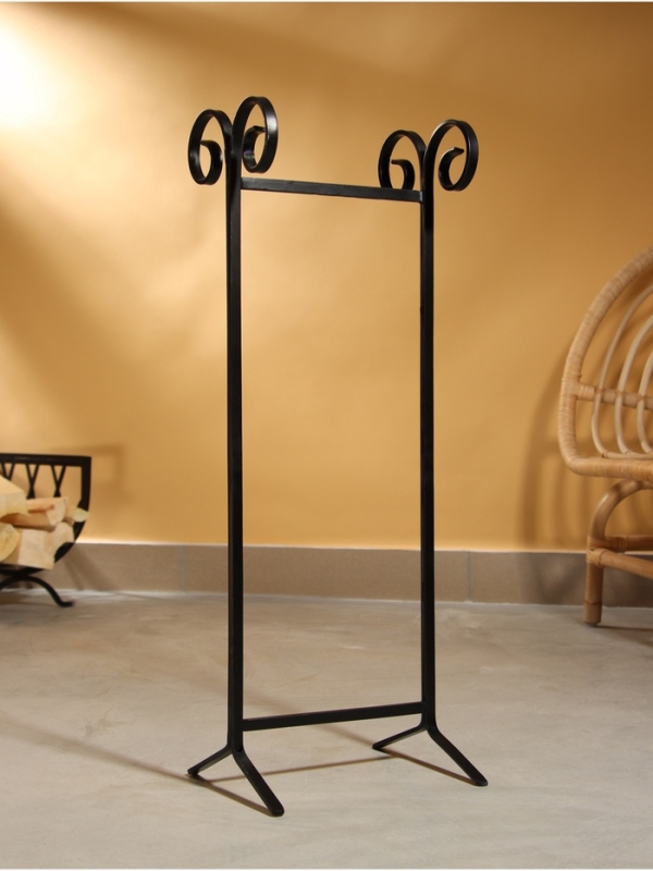 Каминный набор "Дача" сталь, 4 предмета, 24х20х71 см