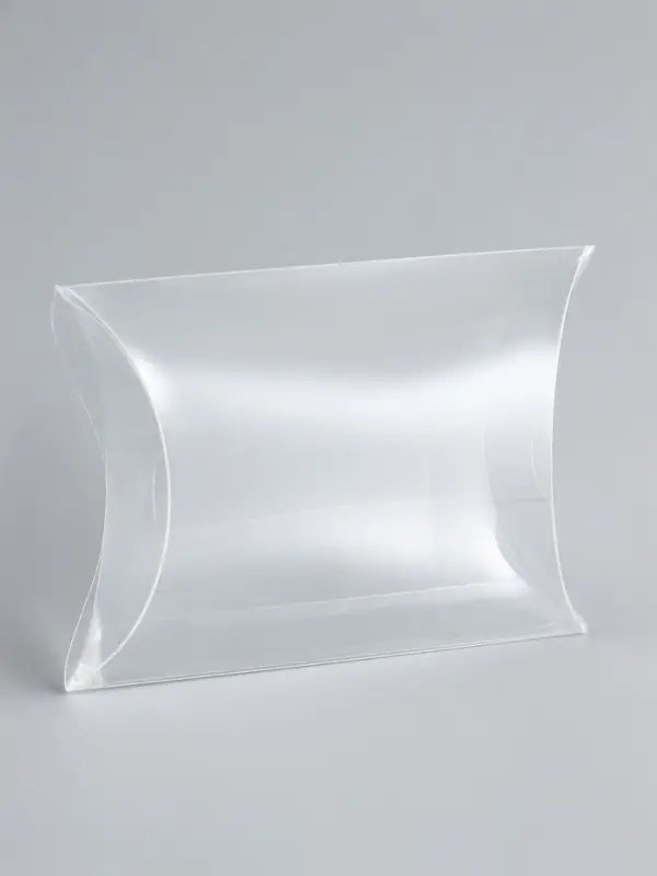 Складная прозрачная коробка из PVC, для упаковки подарков, 9&times;7&times;2.5 см