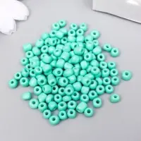 Бисер круглый 6/0 "Бирюза" 20 гр