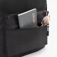 Рюкзак, 41*30*15 см, отд. на молнии, н/карман 2 бок/карм, отд/ноут, черный