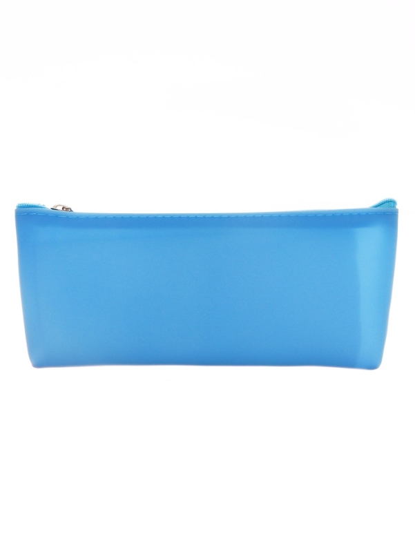 Пенал школьный на молнии Зоопарк  Синий