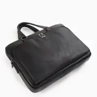Сумка деловая, 38*8*29см, отд на молнии, 2 н/кармана, длин регил. ремень, ручка, черный
