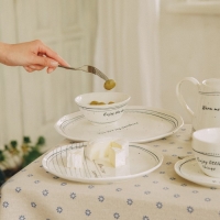 Набор салатников фарфоровых SL Home &laquo;Милый дом&raquo;, 250 мл, d=12 см, цвет белый