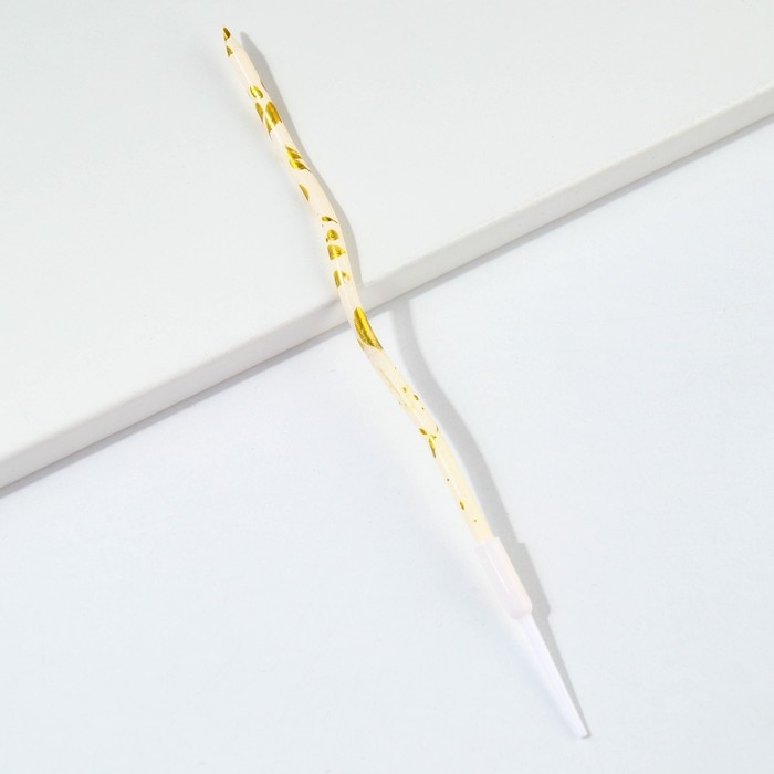 Свечи для торта &laquo;Для твоего праздника&raquo;, белые, 10 шт., 15 х 0,5 см