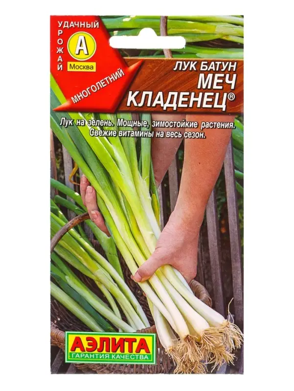 Семена Лук батун Меч Кладенец Мн, Ц/П,0,5 г