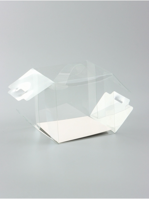 Коробка с PVC для десертов 11 х 11 х 11 см