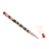 Карандаш секционный с ластиком "Бабочки", микс (цена за 1 шт.)