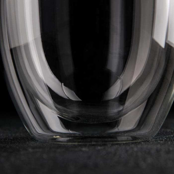 Стакан стеклянный с двойными стенками &laquo;Олд фэшн&raquo;, 200 мл, стеклянный